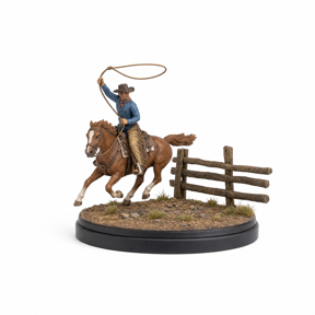 Spinning Cowboy & Lasso